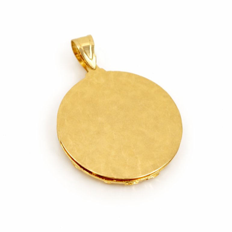 Pendants Virgin Mary Gold Pendant in 10k Pochy Jewelry in Miami