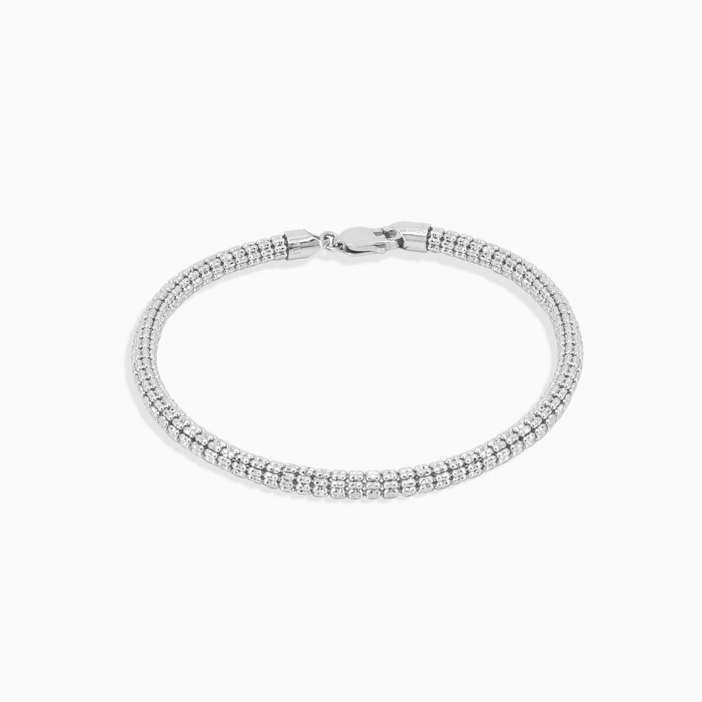 Men's Bracelet 4.5mm Ice link Bracelet in 10k Pochy Jewelry in Miami