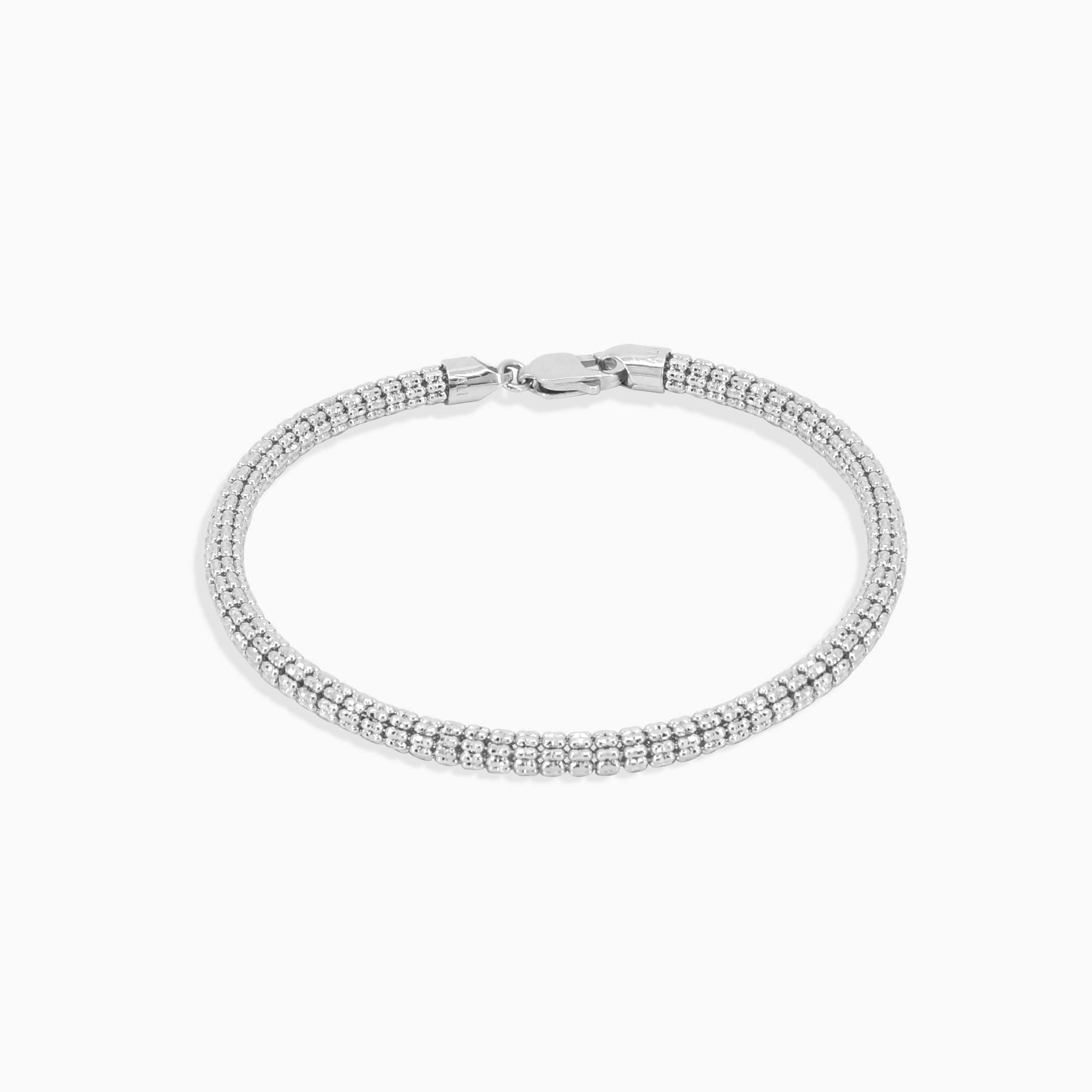 Men's Bracelet 4.5mm Ice link Bracelet in 10k Pochy Jewelry in Miami