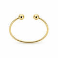 Men's Bracelet 10K Yellow Gold Open Cuff Bracelet Pochy Jewelry in Miami