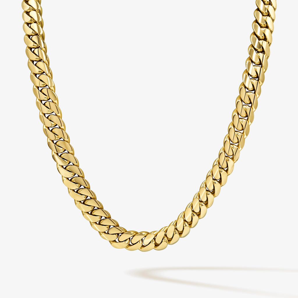 Cuban Link Chain 15mm Cuban Link Chain - Solid Gold Handcrafted in Miami Pochy Jewelry in Miami