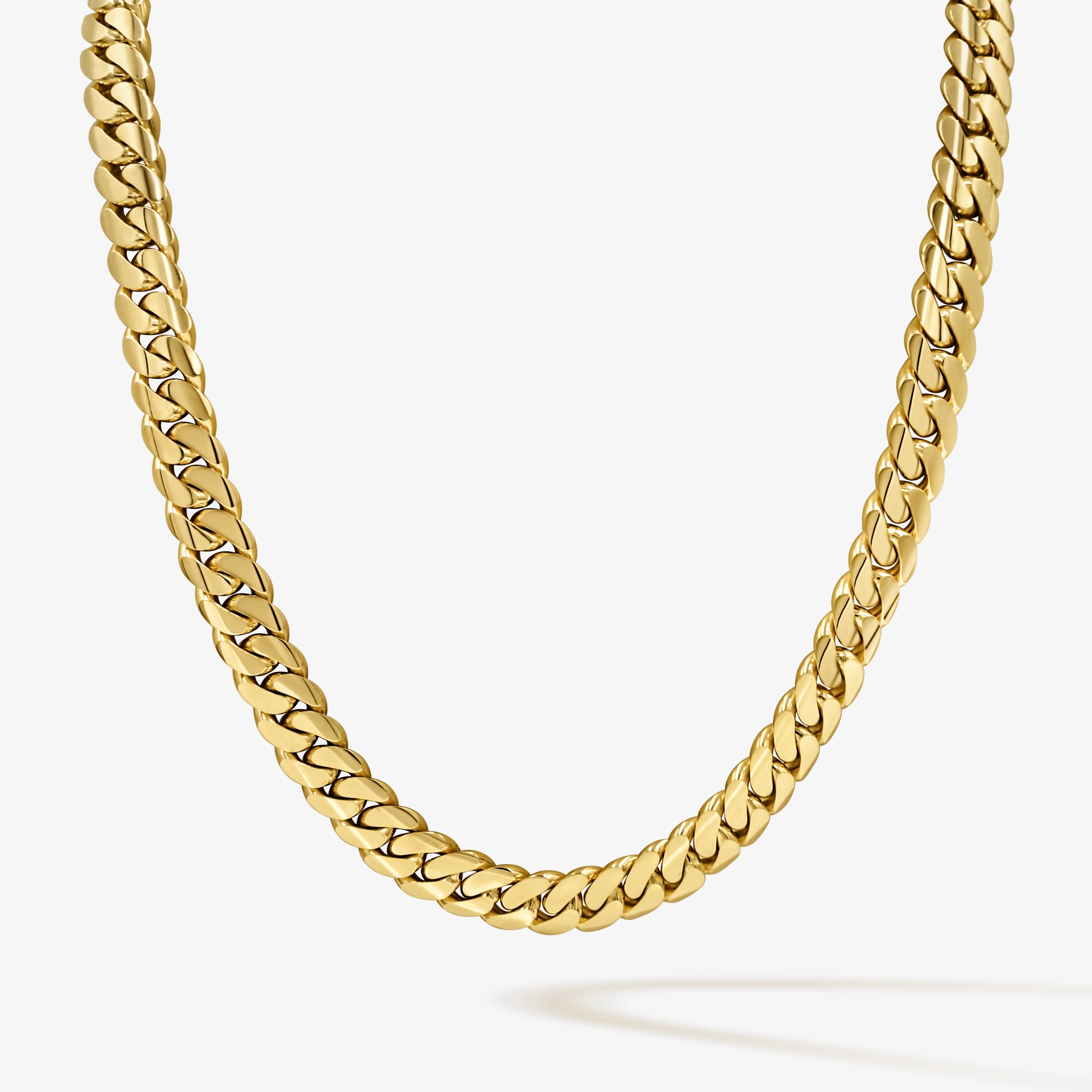 Cuban Link Chain 13mm Cuban Link Chain - Solid Gold Handcrafted in Miami Pochy Jewelry in Miami