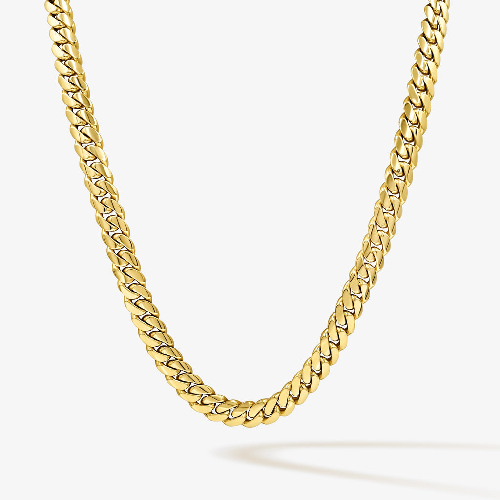 Cuban Link Chain 12mm Cuban Link Chain - Solid Gold Handcrafted in Miami Pochy Jewelry in Miami