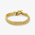 Cuban Link Bracelet 11mm Cuban Link Bracelet - Solid Gold Handcrafted in Miami Pochy Jewelry in Miami