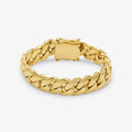 Cuban Link Bracelet 14mm Cuban Link Bracelet - Solid Gold Handcrafted in Miami Pochy Jewelry in Miami