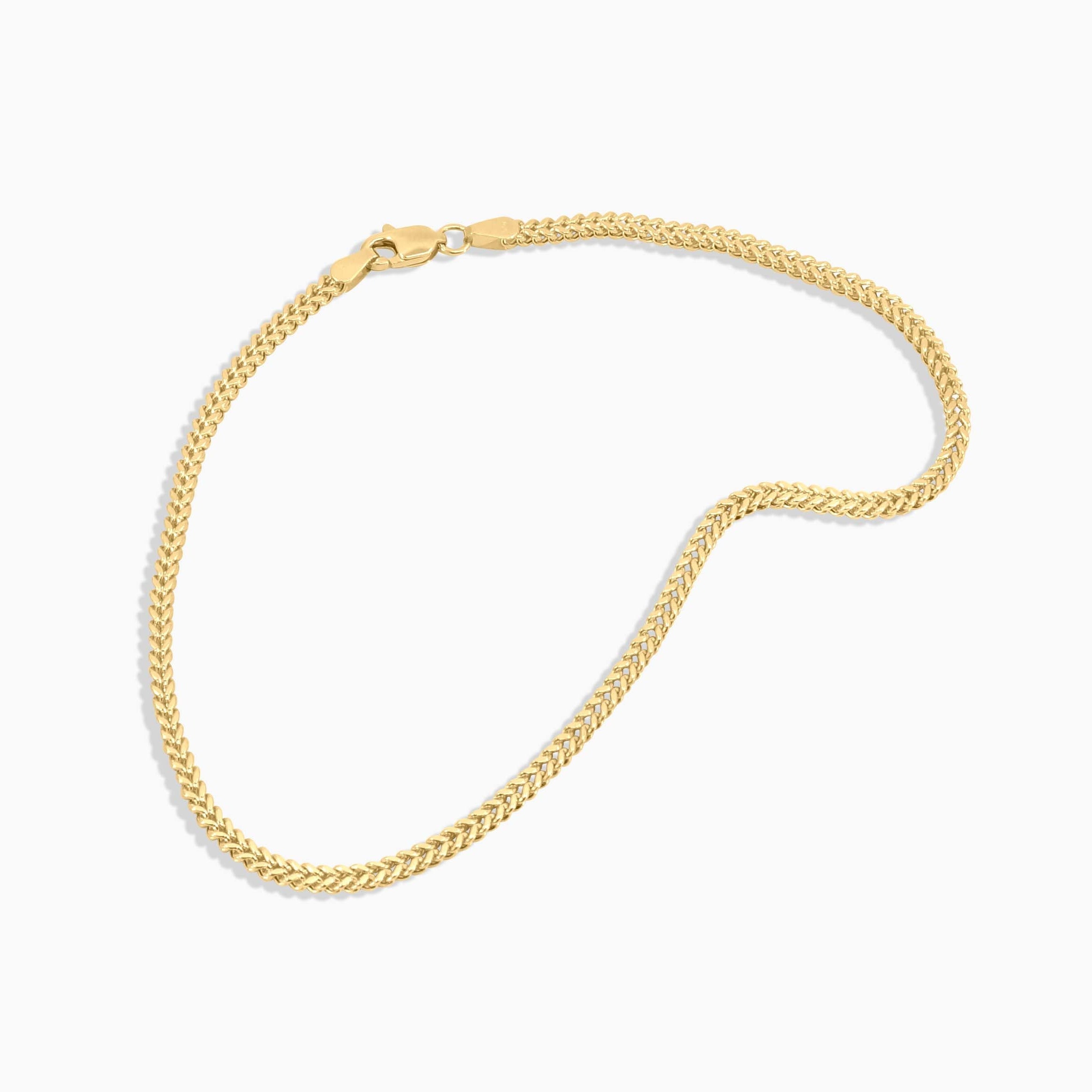 Necklace Franco Chain in 10K Gold Pochy Jewelry in Miami