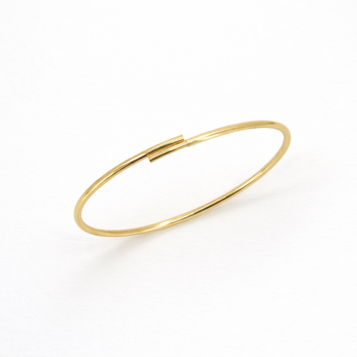 Anklet 10K Gold Unisex Anklet – Classic tube stylish Anklet Pochy Jewelry in Miami