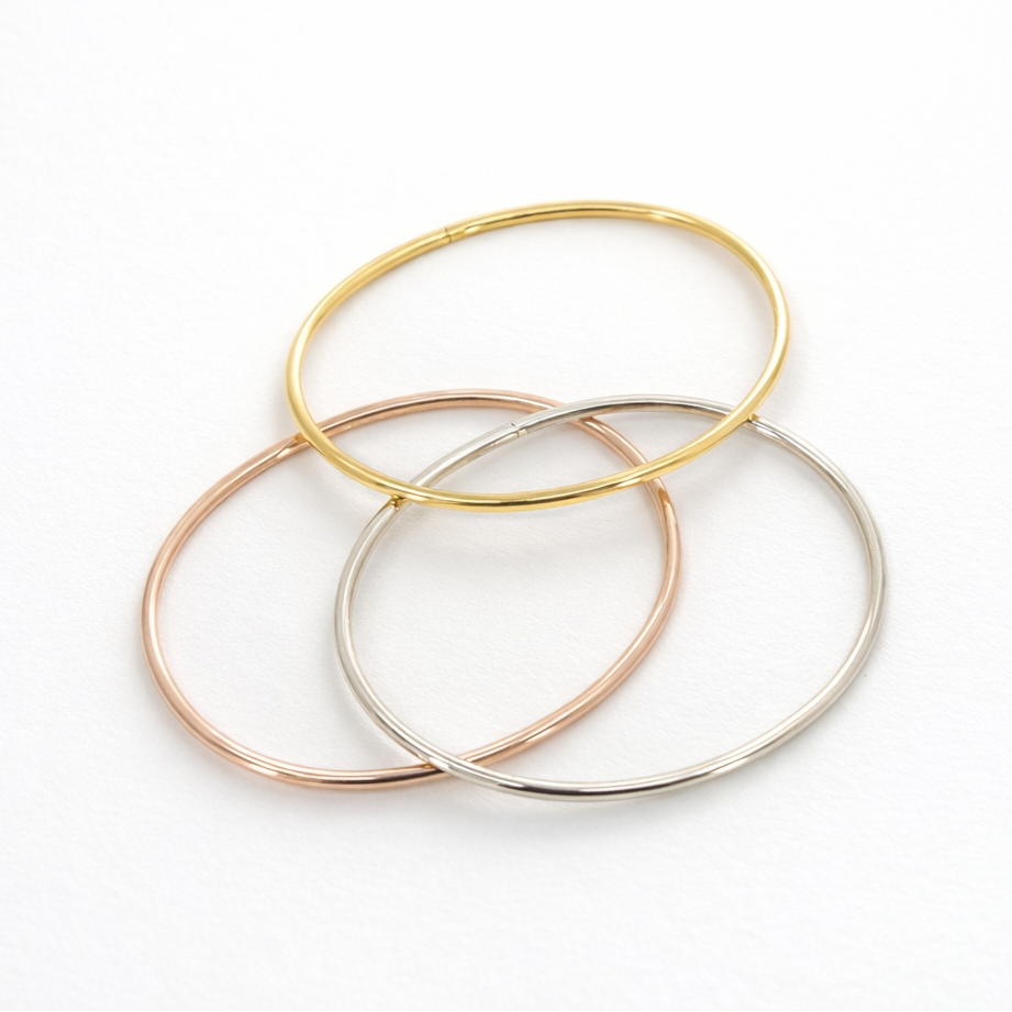 Anklet 10K Gold Unisex Anklet – Classic tube stylish Anklet Pochy Jewelry in Miami
