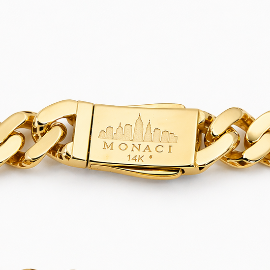 Necklace Monaci Chain in 14K Gold Pochy Jewelry in Miami