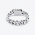 Cuban Link Bracelet 17mm Silver Cuban Link Bracelet - Solid Silver Handcrafted in Miami Pochy Jewelry in Miami
