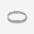Cuban Link Bracelet 7mm Silver Cuban Link Bracelet - Solid Silver Handcrafted in Miami Pochy Jewelry in Miami