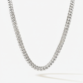 Cuban Link Chain 11mm Silver Handmade Cuban Link Chain Pochy Jewelry in Miami
