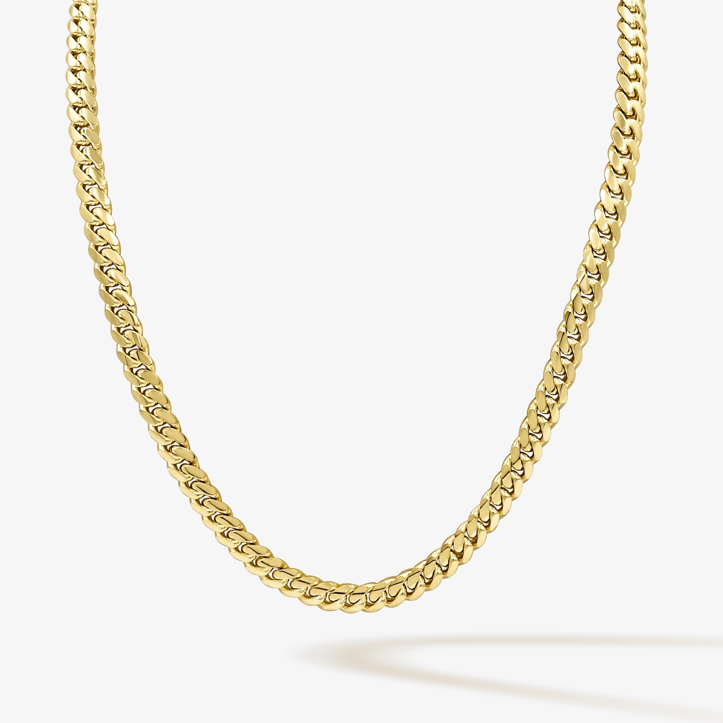 Cuban Link Chain 7mm Cuban Link Chain - Solid Gold Handcrafted in Miami Pochy Jewelry in Miami
