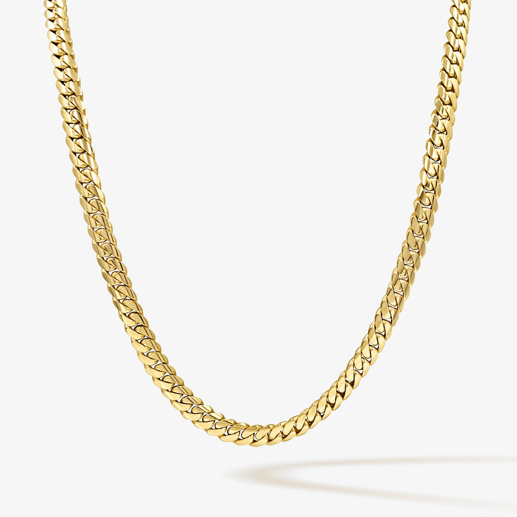 Cuban Link Chain 9mm Cuban Link Chain - Solid Gold Handcrafted in Miami Pochy Jewelry in Miami